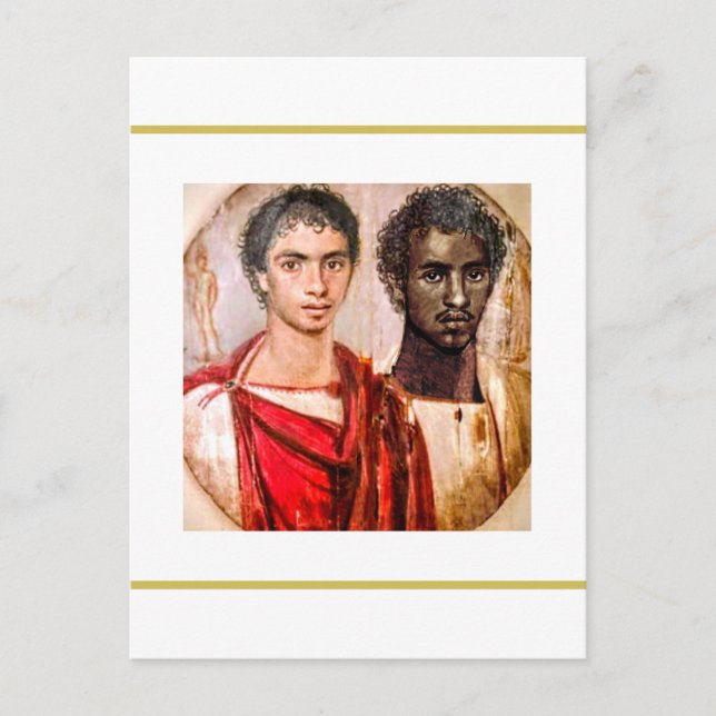Carte Postale Amateurs de fayum période romaine Egypte version 2 (Devant)