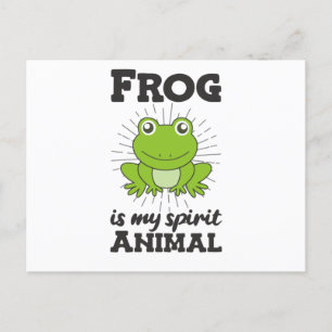 Carte Postale Amateurs de grenouilles Animaux doux pour les gren