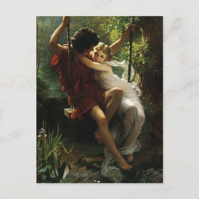 Carte Postale Amateurs en Swing. Printemps par Pierre Auguste Co (Devant)