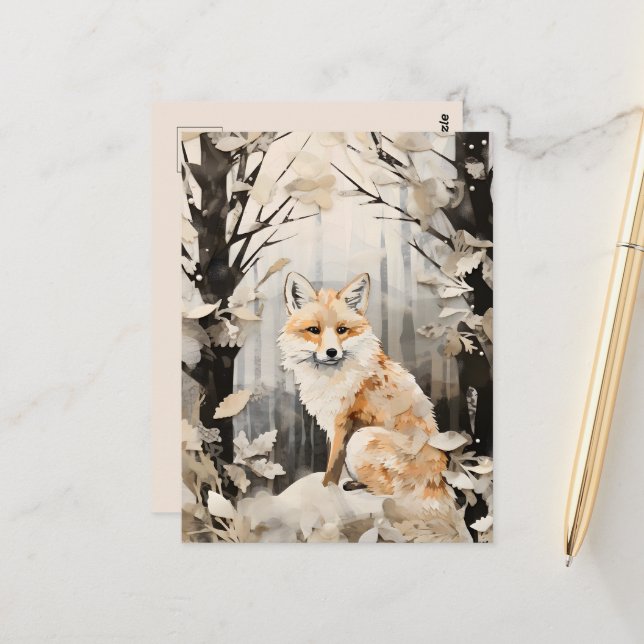 Carte Postale Amateurs saisonniers d'ours polaires d'hiver (Devant/Arrière en situation)