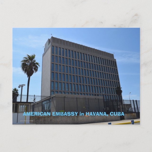 Carte Postale Ambassade américaine à Cuba (Devant)