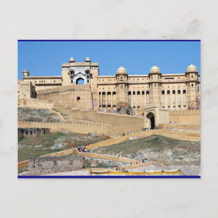 Carte Postale amber fort jaipur
