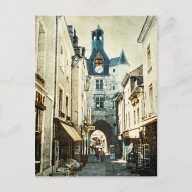 Carte Postale Amboise texturée (Devant)
