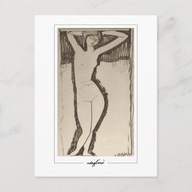 Carte Postale Amedeo Modigliani #344 - Art (Devant)