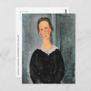 Carte Postale Amedeo Modigliani - Serveuse