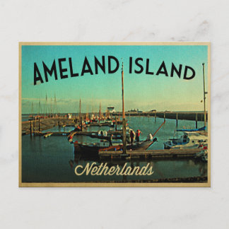 Carte Postale Ameland Island Pays-Bas