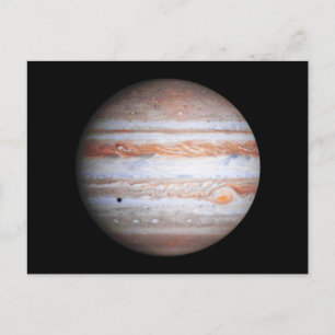 Carte Postale AMÉLIORATION de l'image du vol Jupiter Cassini de 