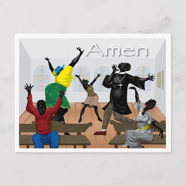 Carte Postale Amen (Devant)