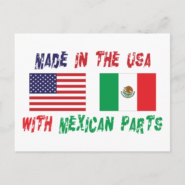 Carte Postale Américain mexicain (Devant)