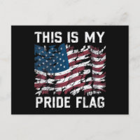 Américain patriotique Ceci est mon drapeau de fier