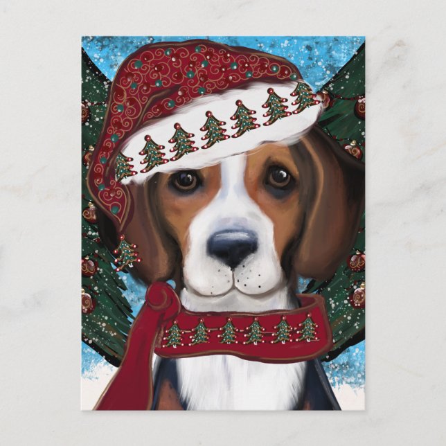 Carte Postale American Foxhound (Devant)