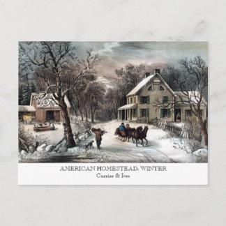 Carte postale - AMERICAN HOMESTEAD : Hiver