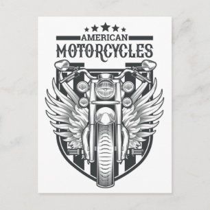 Carte postale "American Motocycles"