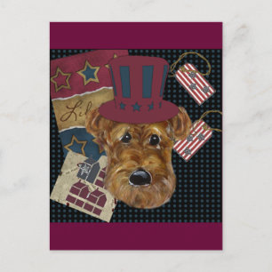 CARTE POSTALE AMERICANA AIREDALE