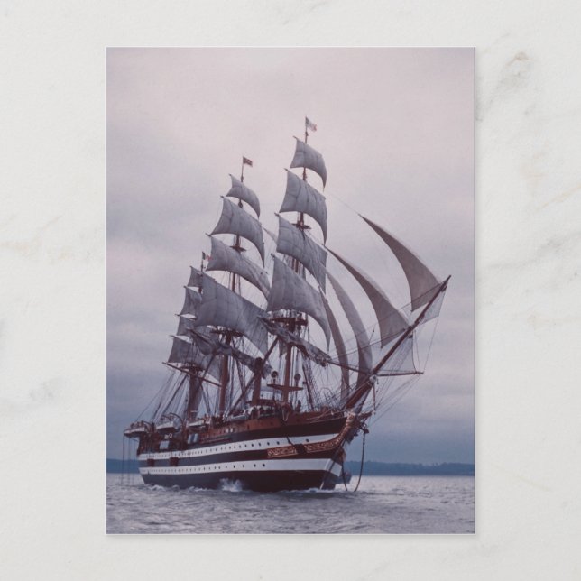 Carte Postale Amerigo Vespucci", Italie (Devant)