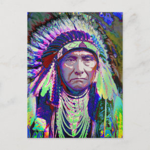 Carte Postale Amérindien