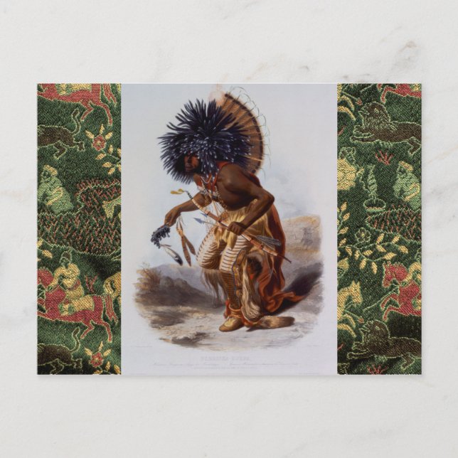 Carte Postale Amérindien (Devant)