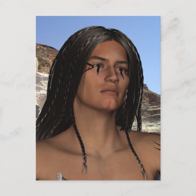 Carte postale amérindienne (Devant)