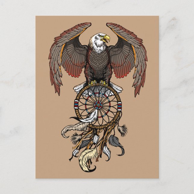 Carte Postale Amérindiens dreamcatcher (Devant)