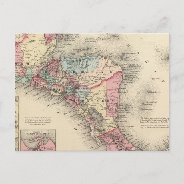 Carte Postale Amérique centrale 5 (Devant)