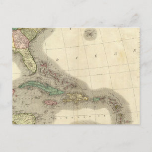 Carte Postale Amérique du Nord Sud
