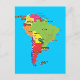 Carte Postale Amérique du Sud