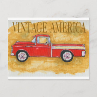 Carte Postale Amérique vintage
