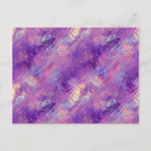 Carte Postale Améthyste Purple Crystal Gel Texture