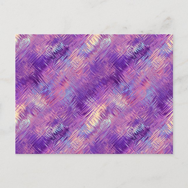 Carte Postale Améthyste Purple Crystal Gel Texture (Devant)