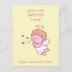 Carte Postale Ami Le Plus Doux - Cute Cupid Classroom Valentine