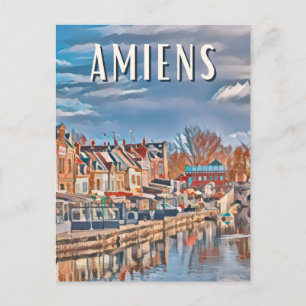 Carte Postale Amiens Photo Vintage 