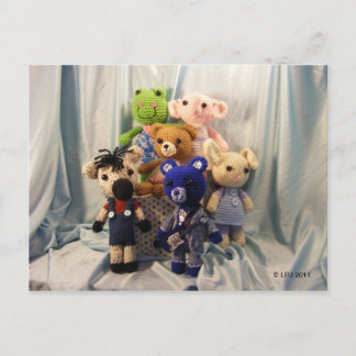 Carte postale Amigurumi Friends