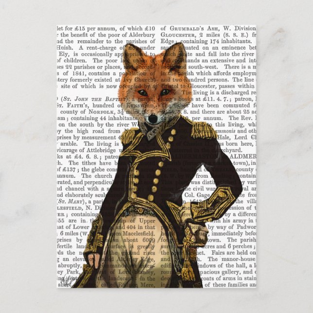 Carte Postale Amiral Fox Full (Devant)