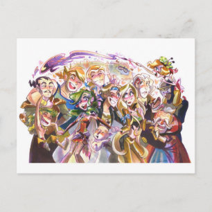 Carte Postale Amis