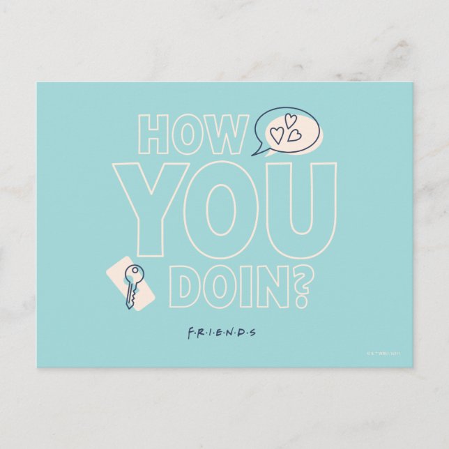 Carte Postale AMIS™ | Comment Faites-Vous ? (Devant)