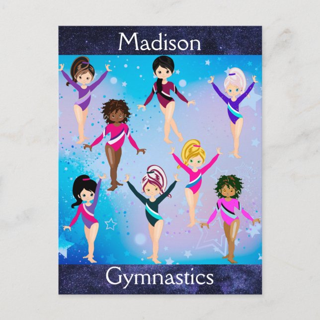 Carte Postale Amis De Gymnastique : Ces Gymnases Nous Ressemblen (Devant)
