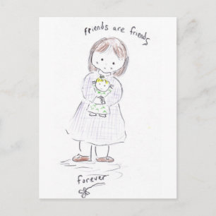 Carte Postale Amis étrangers