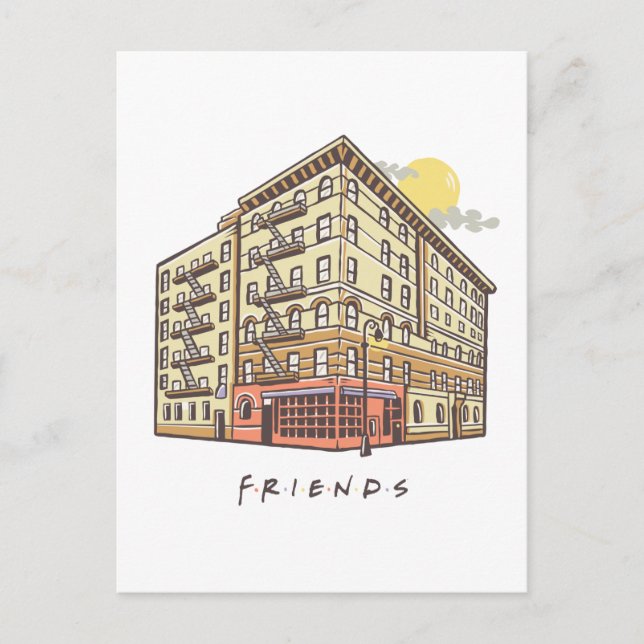 Carte Postale AMIS™ | Monica's Apartment Building (Devant)