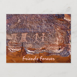 Carte Postale Amis pour toujours