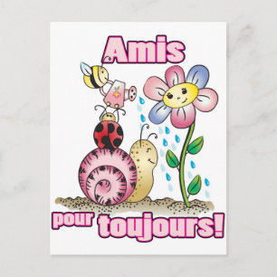 Carte Postale Amis pour toujours