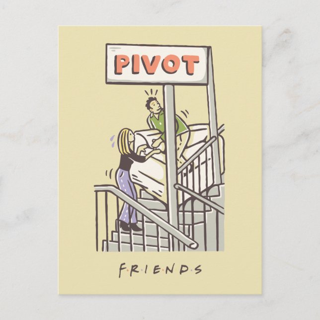 Carte Postale AMIS™ | Ross et Rachel PIVOT (Devant)