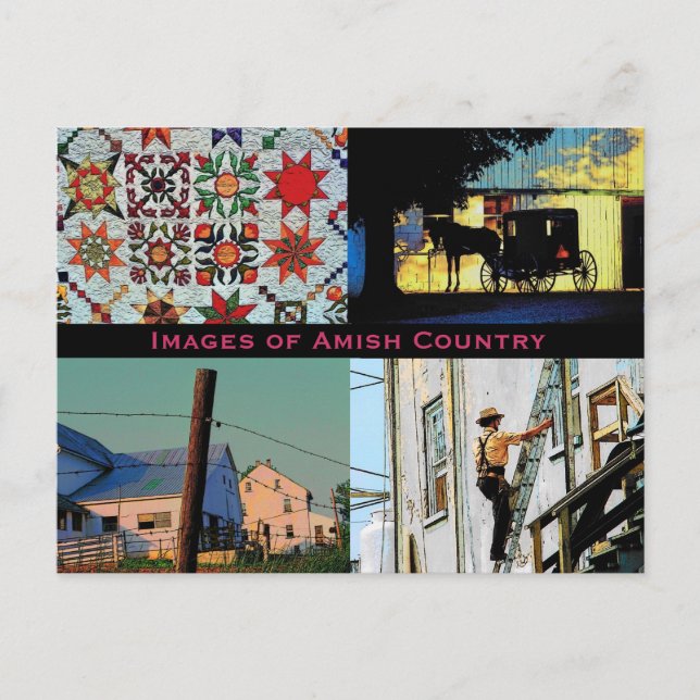 Carte postale Amish Country (Devant)