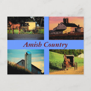 Carte postale Amish Montage