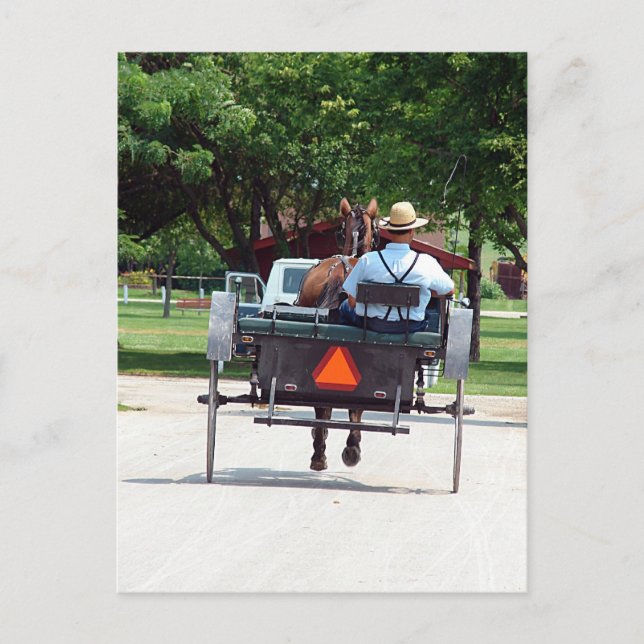 Carte Postale Amish Travel (Devant)
