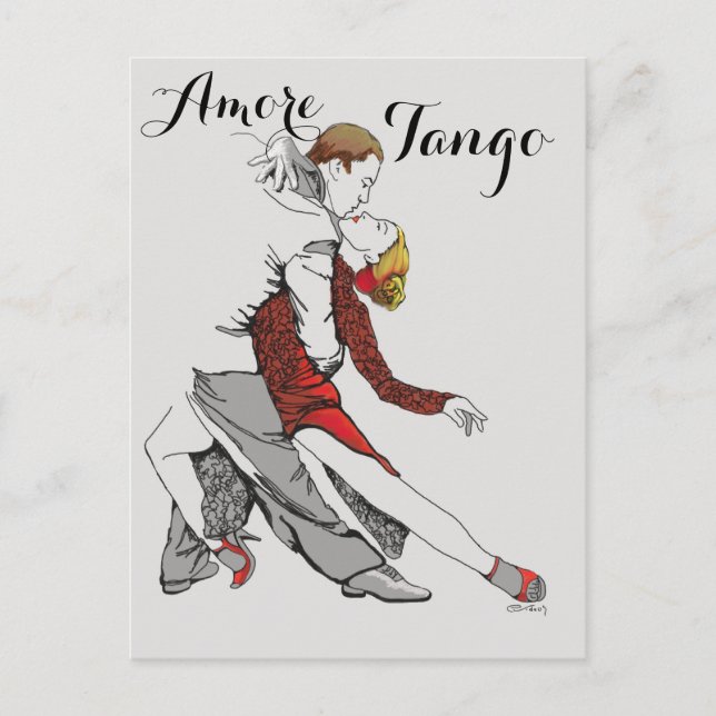 Carte Postale Amore Tango (Devant)