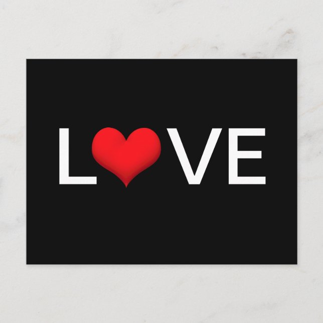 Carte Postale Amour (Devant)
