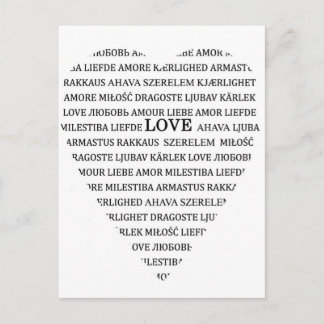 CARTE POSTALE AMOUR