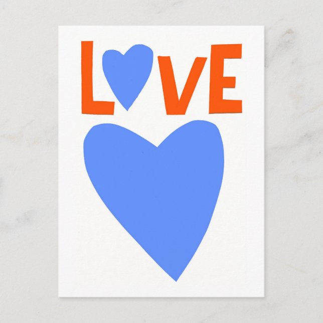 CARTE POSTALE AMOUR 1 (Devant)