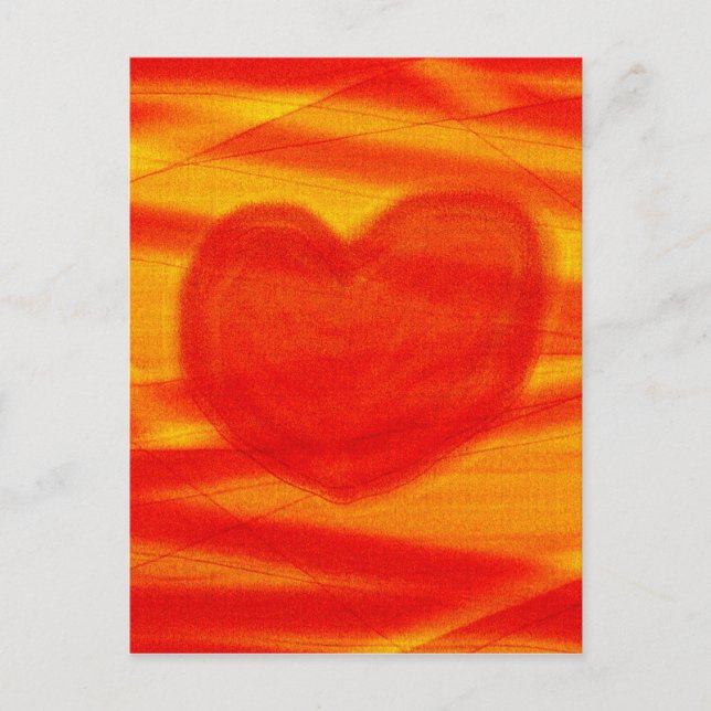 CARTE POSTALE AMOUR ABSTRAIT (Devant)