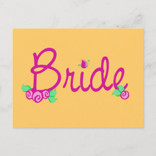 Carte Postale Amour Buds/ Mariage